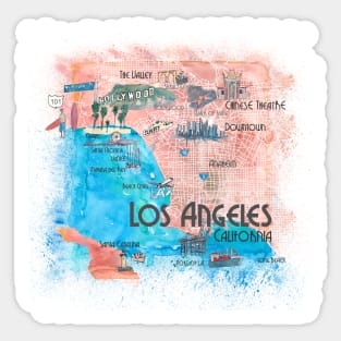 Los angeles, California Sticker